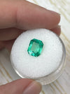 2.14 Carat 9x7 High Clarity Muzo Yellowish Green Natural Loose Colombian Emerald- Emerald Cut