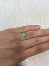 2.14 Carat 9x7 High Clarity Muzo Yellowish Green Natural Loose Colombian Emerald- Emerald Cut