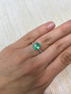 2.14 Carat 9x7 High Clarity Muzo Yellowish Green Natural Loose Colombian Emerald- Emerald Cut