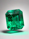 1.82 Carat 8x7 Vivacious Vivid Yellowish Green Loose Colombian Emerald-Emerald Cut