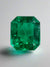 2.78 Carat 9x8 Vivid Green Chunky Emerald Cut Loose Colombian Emerald
