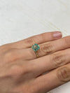 1.74 Carat Freckled Portrait Cut Loose Colombian Emerald- Asscher Cut