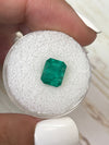 2.26 Carat 8.5x7 Medium Green Natural Loose Zambian Emerald- Emerald Cut