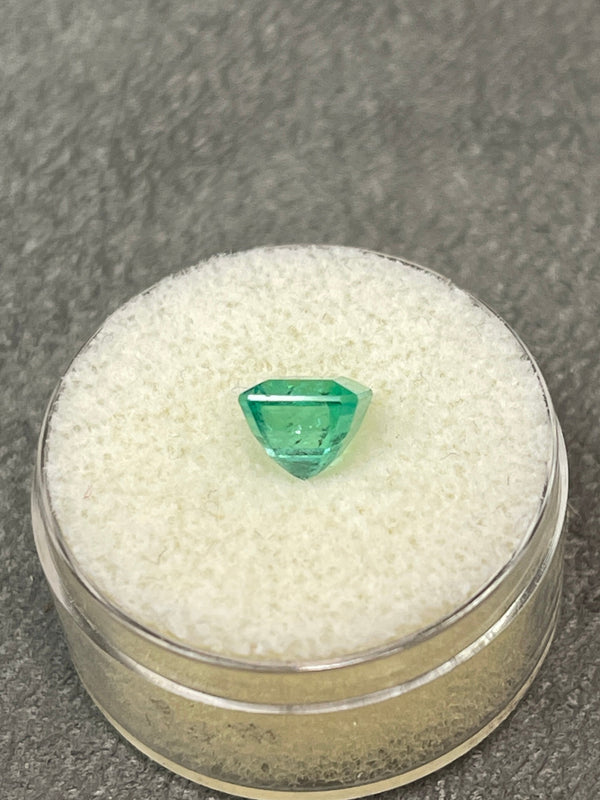 1.69 Carat 7x7 Captivating Natural Loose Colombian Emerald-Asscher Cut