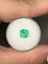 1.70 Carat Asscher Cut Natural Unset Colombian Emerald-Square Cut