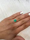 2.73 Carat 9x7 Fine Bluish Green Natural Loose Colombian Emerald- Emerald Cut