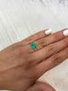 2.73 Carat 9x7 Fine Bluish Green Natural Loose Colombian Emerald- Emerald Cut