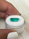 4.89 Carat 13x9 Spready Green Natural Loose- Emerald Cut
