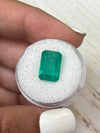 5.94 Carat 12.5x8.5 Bluish Green Natural Loose Colombian Emerald- Emerald Cut