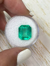 8.51 Carat 13x11 Classic Emerald Cut Loose Colombian Emerald-Emerald Cut