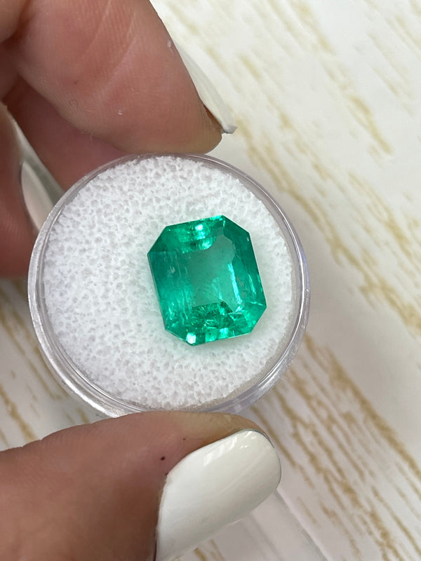 8.51 Carat 13x11 Classic Emerald Cut Loose Colombian Emerald-Emerald Cut