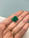 Large 12.81 Carat GRS Minor Oil Vivid Green Colombian Emerald-Loose