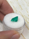 2.91 Carat 10x8 Medium Green Colombian Emerald-Emerald Cut