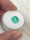 2.92 Carat CHIPPED Natural Loose Colombian Emerald- Asscher Cut