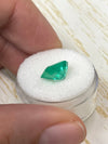 3.09 Carat 10x8 Electric Yellowish Classic Colombian Emerald-Emerald Cut