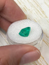 3.22 Carat Moody Bluish Green Natural Loose Colombian Emerald- Emerald Cut