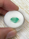 4.93 Carat 11x9 Limish Green Natural Loose Colombian Emerald-Classic Emerald Cut