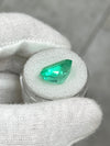 9.51 Carat 14x11 Vivacious Green Emerald Cut Loose Authentic Colombian emerald-Emerald Cut