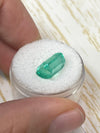 5.76 Carat 12x8 Clear Green Natural Loose Colombian Emerald- Emerald Cut