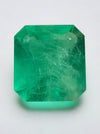 Large 12.09 Carat 15x14 Loose Colombian Emerald- Emerald Cut