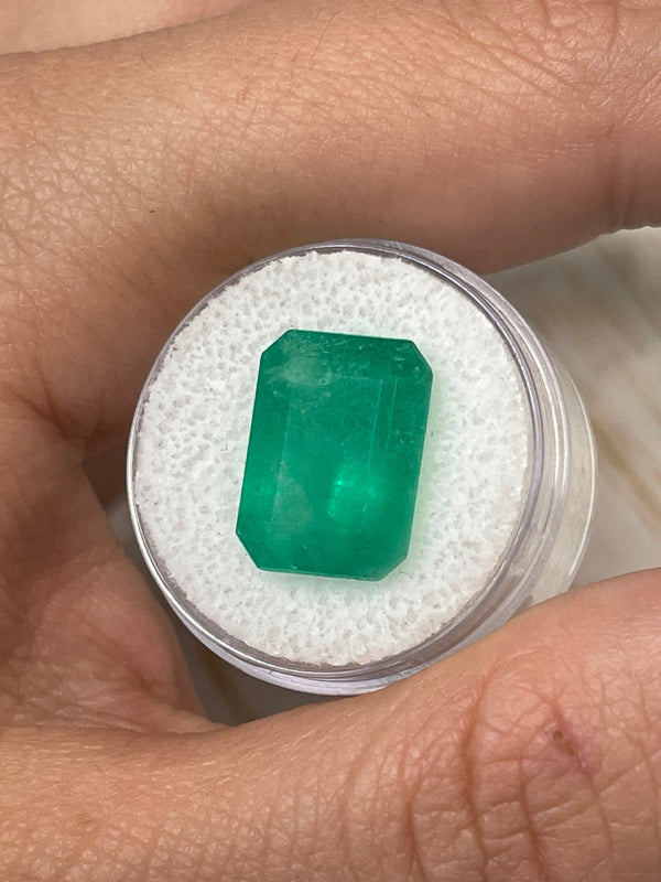 Large 10.03 Carat 15.5x12 Fine Natural Loose Colombian Emerald- Emerald Cut