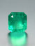 4.21 Carat Spring Yellowish Green Natural Loose Colombian Emerald-Chunky Emerald Cut