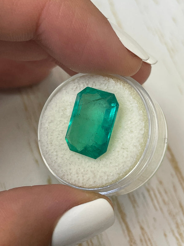 9.52 Carat HUGE 15.4x11.50 Natural Loose Colombian Emerald-Emerald Cut