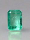 5.76 Carat 12x8 Clear Green Natural Loose Colombian Emerald- Emerald Cut