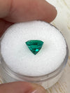 1.80 Carat 7.3x7.3 AAA+ Muzo Green Asscher Cut Natural Unset Colombian Emerald
