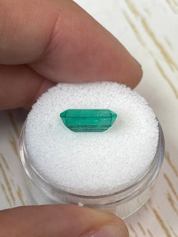 2.70 Carat 11.4x6 Yellowish Elongated Emerald Cut