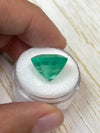 Large 16.09 Carat 15.4x14.8 Yellowish Green Natural Loose Colombian- Asscher Cut