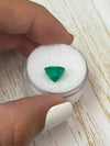 3.33 Carat 9x8.5 Vivid Muzo Colombian Emerald-Asscher Cut with Clipped Corners