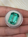 Large 17.12 Carat GIA CERTIFIED HUGE 19x14 Crystal Clear Classic Natural Loose Colombian Emerald- Emerald Cut