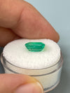 2.85 Carat 9.4x8 Crystalline Green Natural Loose Colombian Emerald- Emerald Cut