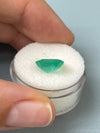 3.59 Carat 10.5x10 Sping Green Loose Colombian Emerald-Asscher Cut