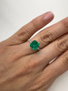 3.06 Carat AAA+ GIA Certified Muzo Green Natural Loose Colombian Emerald Asscher Cut
