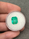 4.13 Carat 10x8 Vibrant Green Natural Loose Colombian Emerald-Classic Emerald Cut
