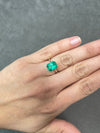 4.13 Carat 10x8 Vibrant Green Natural Loose Colombian Emerald-Classic Emerald Cut