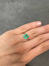2.81 Carat 9.2x7.8 Green Natural Loose Colombian Emerald-Chunky Emerald Cut